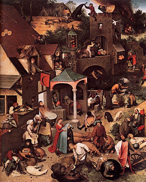 Pieter Bruegel the Elder Netherlandish Proverbs